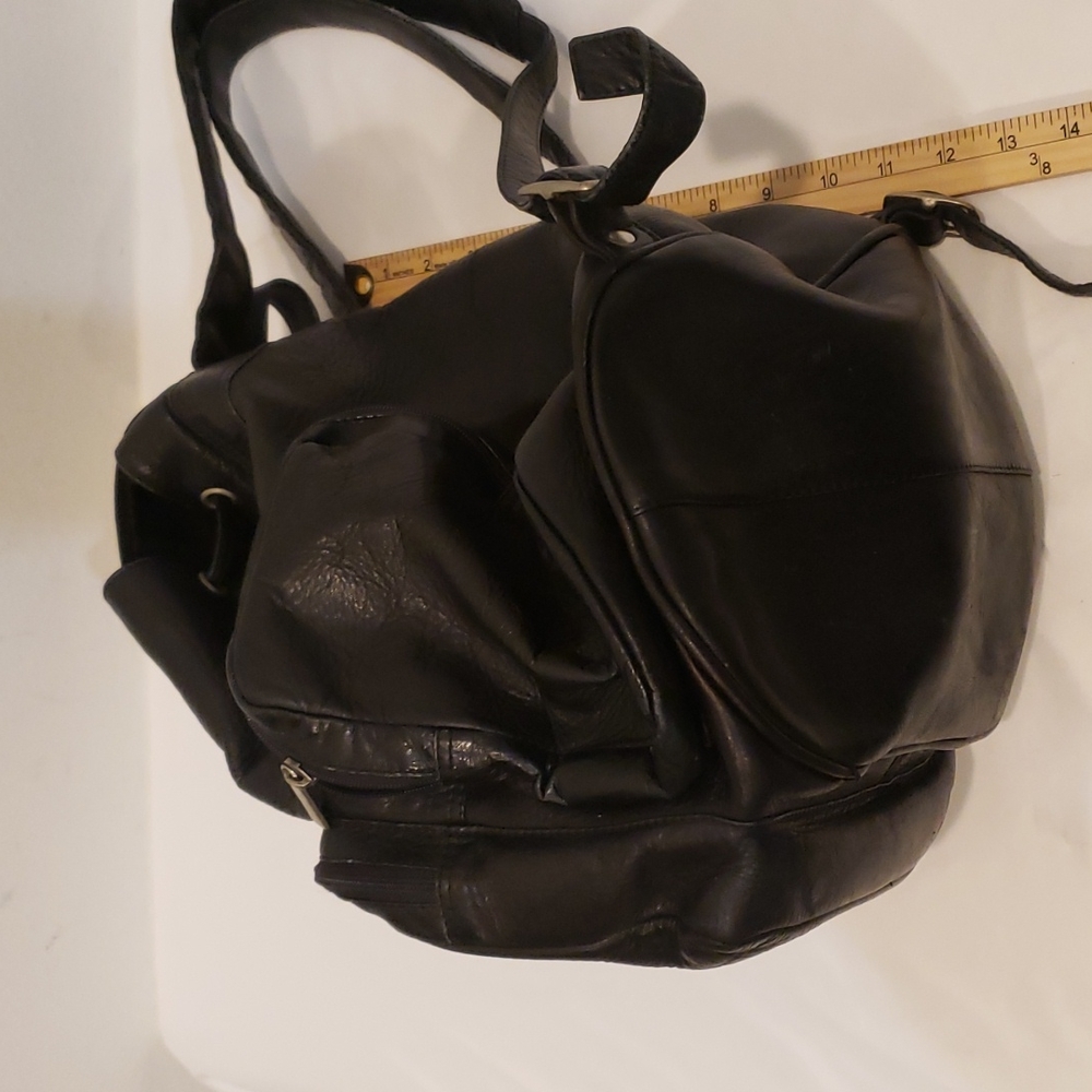 Genuine Leather Backpack Multi-Functional Elegant… - image 6